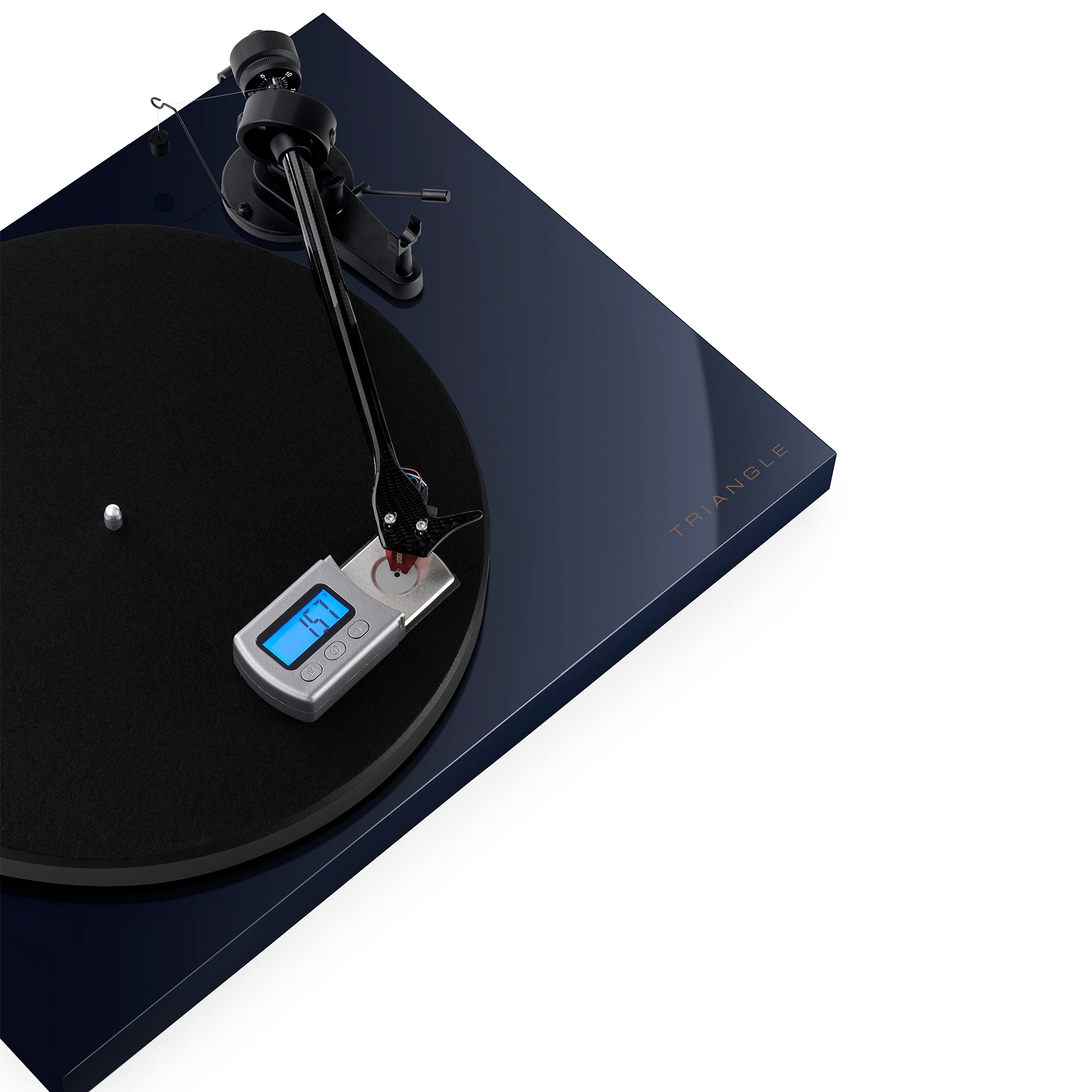 platine-vinyle-lunar-3-triangle-hifi-haut-de-gamme-pro-ject-ortofon-2m-red-bras-carbone-pictures-packshot-bleu-pese-cellule